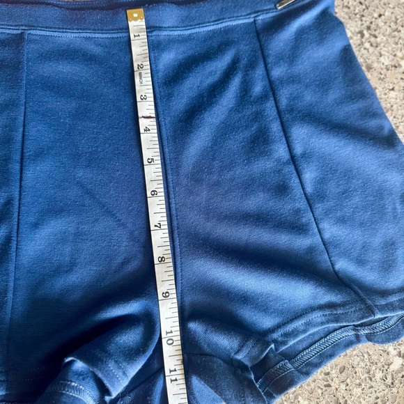 Abercrombie & Fitch Pull-On Women's Cotton Blend Shorts - Navy/Medallion… - Picture 7 of 10